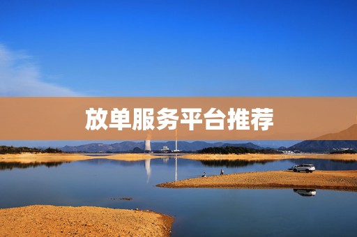 放单服务平台推荐
