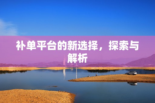 补单平台的新选择，探索与解析