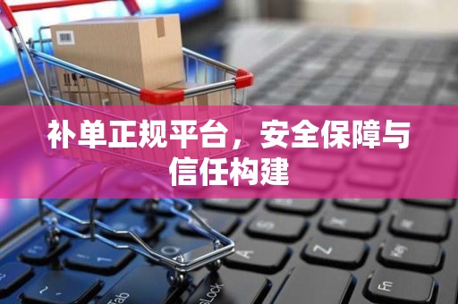 补单正规平台，安全保障与信任构建