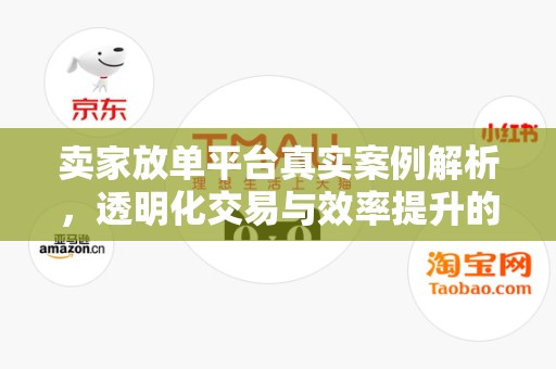 卖家放单平台真实案例解析，透明化交易与效率提升的关键环节