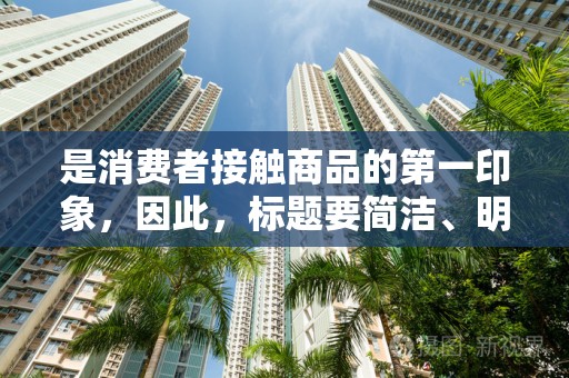 是消费者接触商品的第一印象，因此，标题要简洁、明了，突出商品的核心卖点。在设计标题时，要注意使用吸引人的词汇，以吸引消费者的注意力
