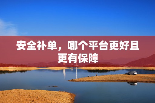 安全补单，哪个平台更好且更有保障