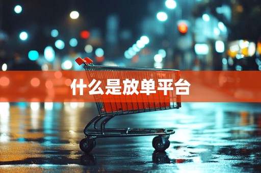 什么是放单平台
