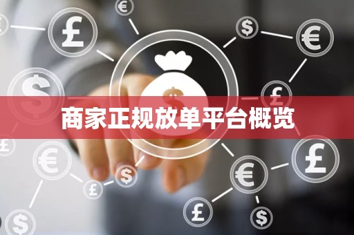 商家正规放单平台概览