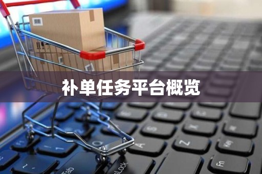 补单任务平台概览