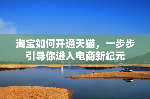 淘宝如何开通天猫，一步步引导你进入电商新纪元