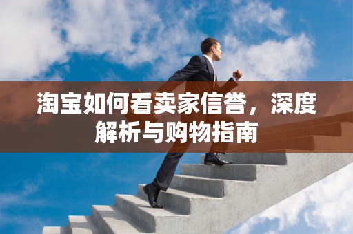 淘宝如何看卖家信誉，深度解析与购物指南