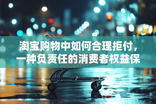 淘宝购物中如何合理拒付，一种负责任的消费者权益保护策略