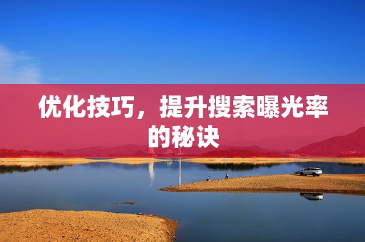 优化技巧，提升搜索曝光率的秘诀