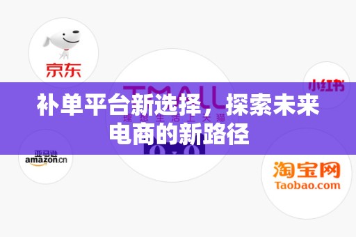 补单平台新选择，探索未来电商的新路径
