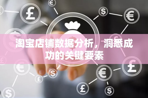 淘宝店铺数据分析，洞悉成功的关键要素