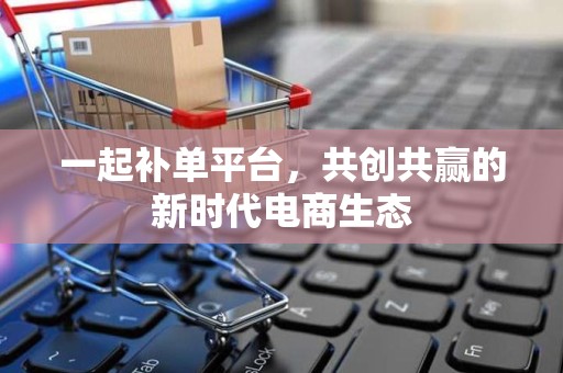 一起补单平台，共创共赢的新时代电商生态