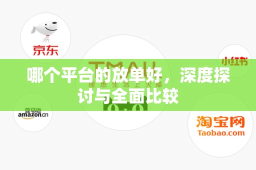 哪个平台的放单好，深度探讨与全面比较