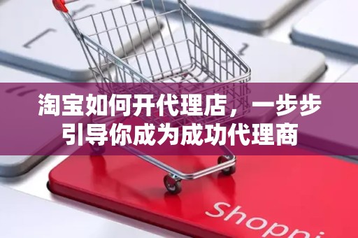 淘宝如何开代理店，一步步引导你成为成功代理商