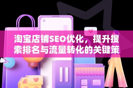 淘宝店铺SEO优化，提升搜索排名与流量转化的关键策略