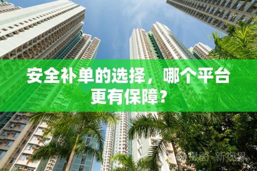 安全补单的选择，哪个平台更有保障？