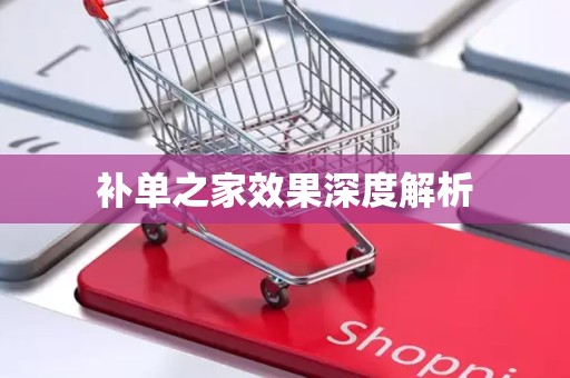 补单之家效果深度解析
