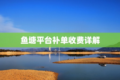 鱼塘平台补单收费详解