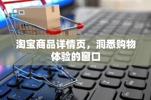 淘宝商品详情页，洞悉购物体验的窗口