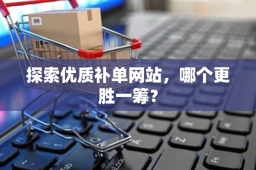 探索优质补单网站，哪个更胜一筹？