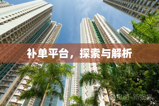 补单平台，探索与解析