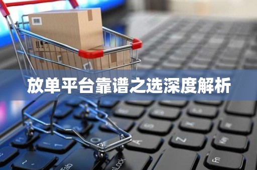 放单平台靠谱之选深度解析