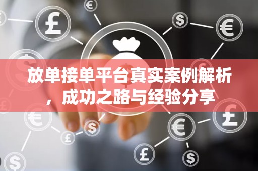 放单接单平台真实案例解析，成功之路与经验分享