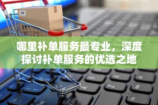 哪里补单服务最专业，深度探讨补单服务的优选之地