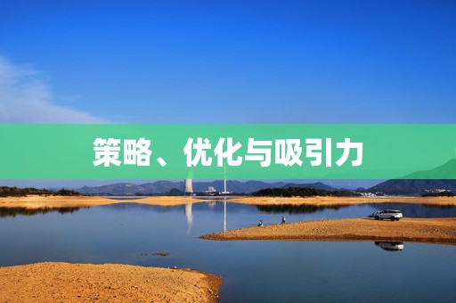 策略、优化与吸引力