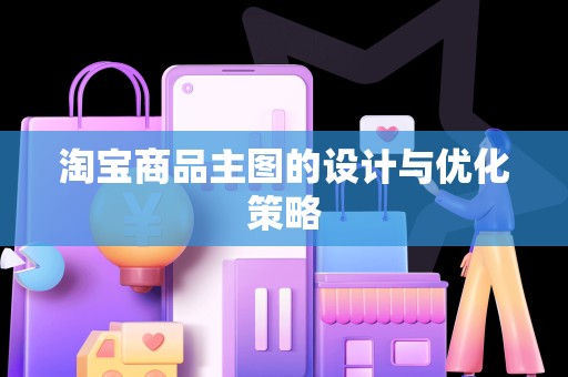 淘宝商品主图的设计与优化策略