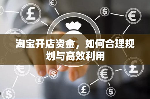 淘宝开店资金，如何合理规划与高效利用