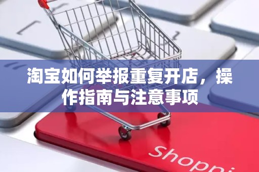 淘宝如何举报重复开店，操作指南与注意事项