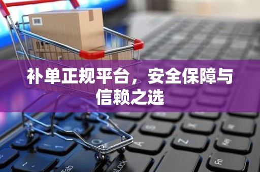 补单正规平台，安全保障与信赖之选