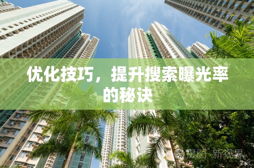 优化技巧，提升搜索曝光率的秘诀