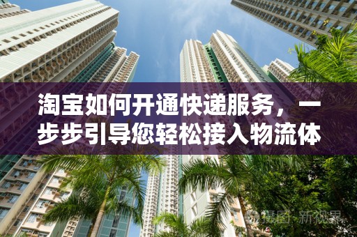 淘宝如何开通快递服务，一步步引导您轻松接入物流体系