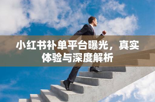 小红书补单平台曝光，真实体验与深度解析