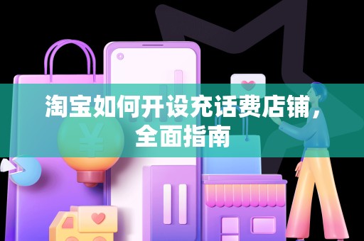 淘宝如何开设充话费店铺，全面指南