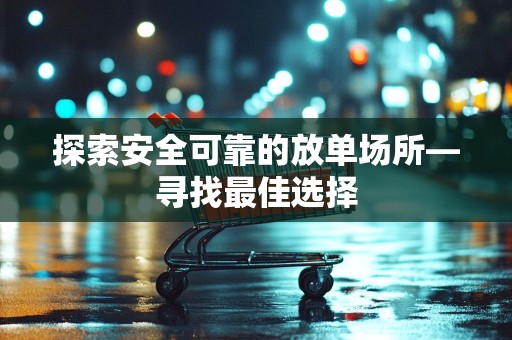 探索安全可靠的放单场所—寻找最佳选择