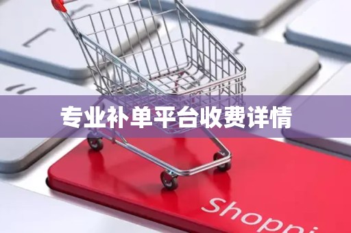 专业补单平台收费详情