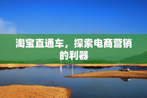 淘宝直通车，探索电商营销的利器