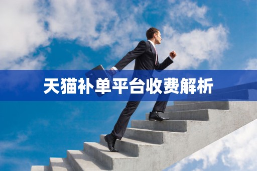 天猫补单平台收费解析