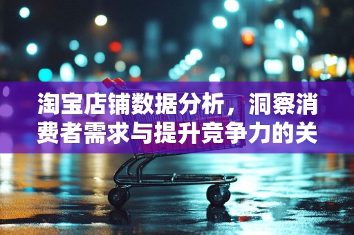 淘宝店铺数据分析，洞察消费者需求与提升竞争力的关键