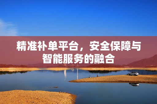 精准补单平台，安全保障与智能服务的融合