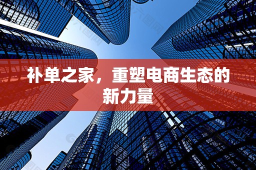 补单之家，重塑电商生态的新力量