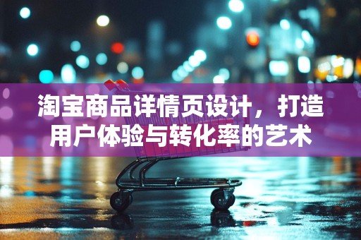 淘宝商品详情页设计，打造用户体验与转化率的艺术