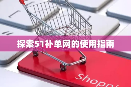探索51补单网的使用指南
