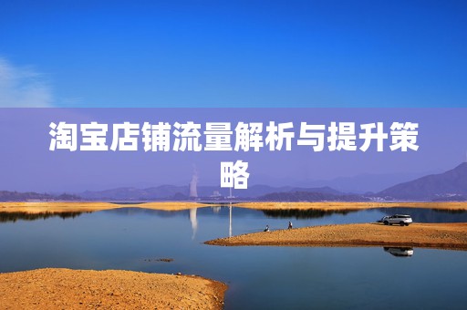 淘宝店铺流量解析与提升策略