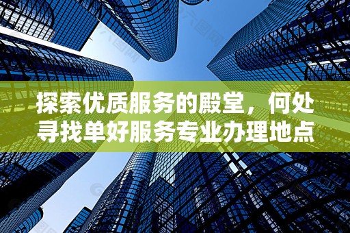 探索优质服务的殿堂，何处寻找单好服务专业办理地点