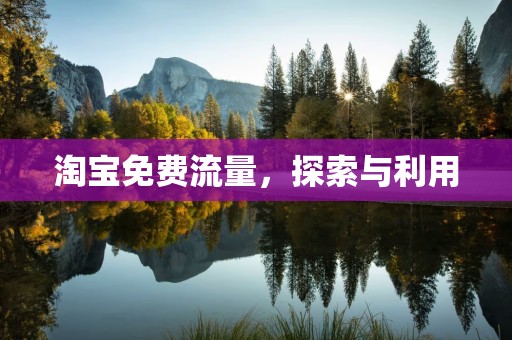 淘宝免费流量，探索与利用