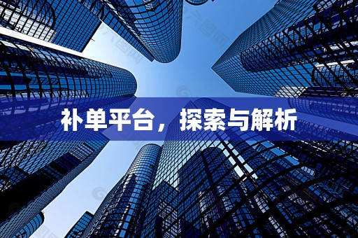 补单平台，探索与解析